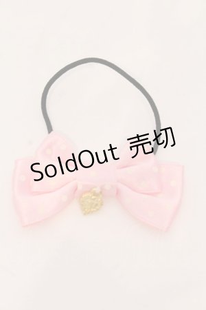 画像: BABY,THE STARS SHINE BRIGHT / プティミスティドットリボンゴム  ピンク O-25-03-27-029-BA-AC-IG-ZT434-F005