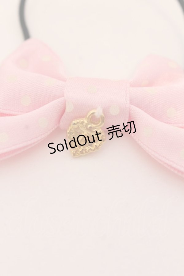 画像2: BABY,THE STARS SHINE BRIGHT / プティミスティドットリボンゴム  ピンク O-25-03-27-029-BA-AC-IG-ZT434-F005 (2)