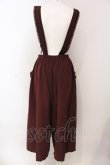 画像3: axes femme / レース使いサスパンツ M ワイン O-25-03-29-042-AX-PA-OW-ZT010 (3)