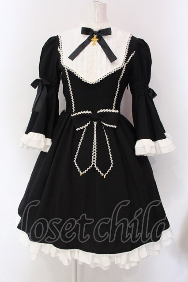 画像1: metamorphose / ange mignonバッスルワンピース  クロ O-25-03-29-010-ME-OP-OW-OS (1)
