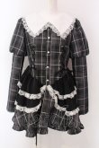 画像1: Jamieエーエヌケー / チェックコルセットコンビネゾン M グレー O-25-03-29-012-CA-OP-OW-OS (1)