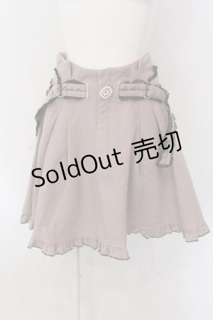 画像: Rojita / メッセージ刺繍フリルスカート  ピンクベージュ O-25-03-29-025-LO-SK-IG-OS