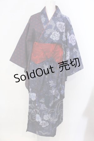 画像: Qutie Frash / 2024 浴衣3点セット  ブルー O-25-03-31-039-QU-OP-IG-OS