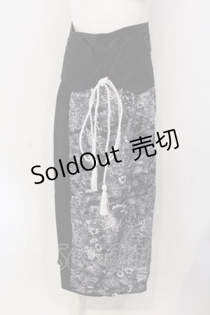 画像: Qutie Frash / 2023 浴衣3点セット【欠品あり】  ブラック O-25-03-31-040-QU-SK-IG-OS