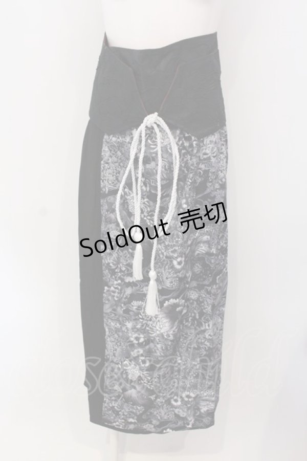 画像1: Qutie Frash / 2023 浴衣3点セット【欠品あり】  ブラック O-25-03-31-040-QU-SK-IG-OS (1)