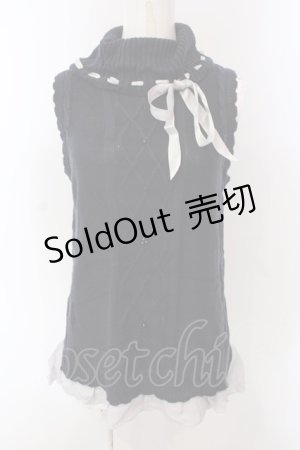 画像: axes femme / オフタートルノースリプルオーバー M ネイビー O-25-03-31-1033-AX-TO-IG-OS
