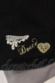 画像2: axes femme POETIQUE / ハートチョコ刺繍重ね着風ベスト M クロ×グレー O-25-03-31-1038-AX-TO-IG-OS (2)