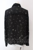 画像3: axes femme / 星座柄シフォンンブラウス M クロ O-25-03-31-1039-AX-BL-IG-OS (3)