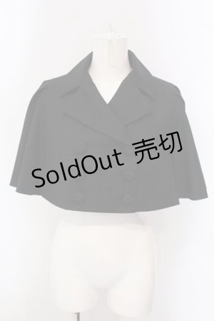 画像: Sheglit / クラシカルテーラードケープ M ブラック O-25-03-31-1052-EL-JA-IG-OS