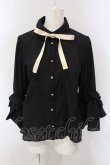 画像1: axes femme POETIQUE / ボリューム袖ブラウス M クロ O-25-03-31-1062-AX-BL-IG-OS (1)
