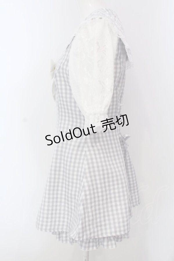 画像3: NOEMIE / キラキラビジューセーラーセットアップ M サックス O-25-03-31-1001-LO-OP-IG-OS (3)