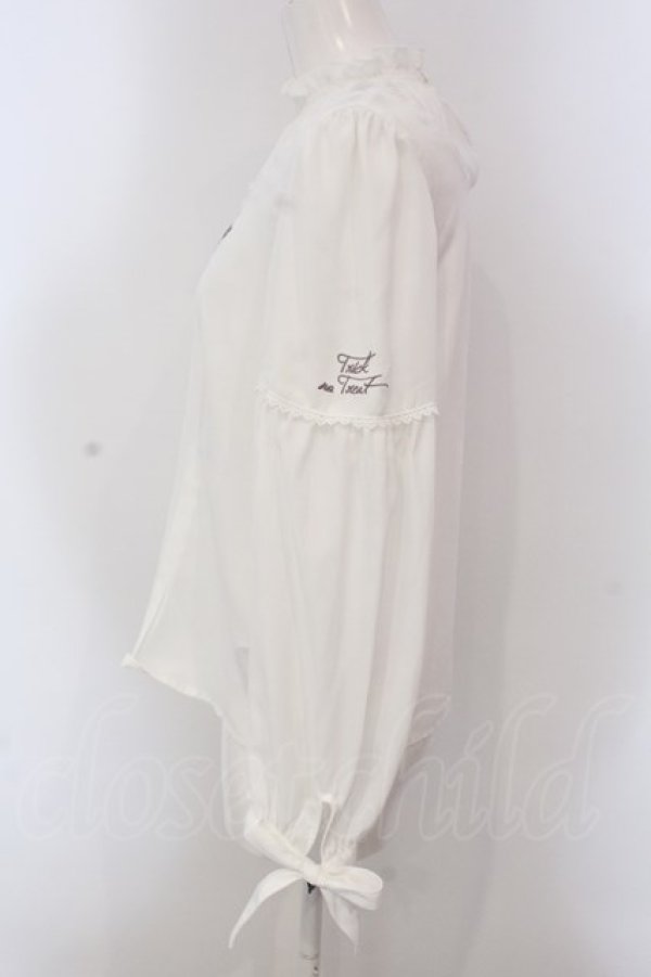 画像3: axes femme POETIQUE / ディズニーヴィランズ/ブラウス M オフシロ O-25-03-31-1013-AX-BL-IG-OS (3)