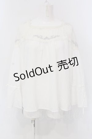 画像: axes femme / ファンタジータイムブラウス M シロ O-25-03-31-1014-AX-BL-IG-OS
