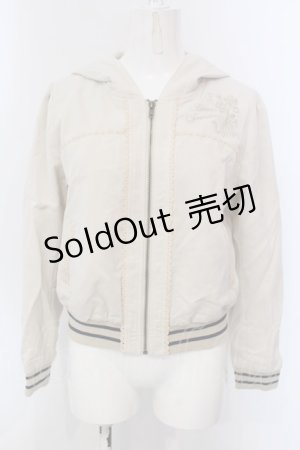 画像: axes femme POETIQUE / 猫耳ブルゾン M アイボリー O-25-03-31-1020-AX-JA-IG-OS
