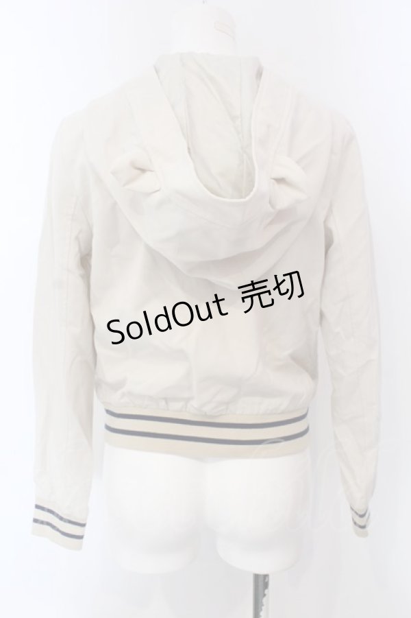 画像3: axes femme POETIQUE / 猫耳ブルゾン M アイボリー O-25-03-31-1020-AX-JA-IG-OS (3)