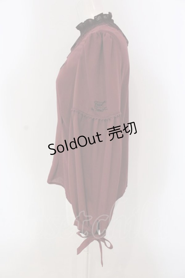 画像3: axes femme POETIQUE / ディズニーヴィランズ/ブラウス M ワイン O-25-03-31-1024-AX-BL-IG-OS (3)
