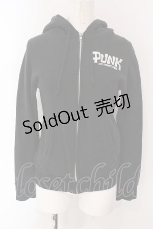 画像: SEXY DYNAMITE LONDON / バックプリントパーカー XXS ブラック O-25-03-31-071-PU-TO-OW-OS