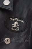 画像2: SEXY DYNAMITE LONDON / 牛革ライダースジャケット 36 ブラック O-25-03-31-072-PU-JA-OW-OS (2)