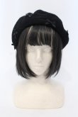 画像1: m petit by misako / サンリオプチリボンベレー  クロ O-25-03-31-083-LO-AC-IG-OS (1)