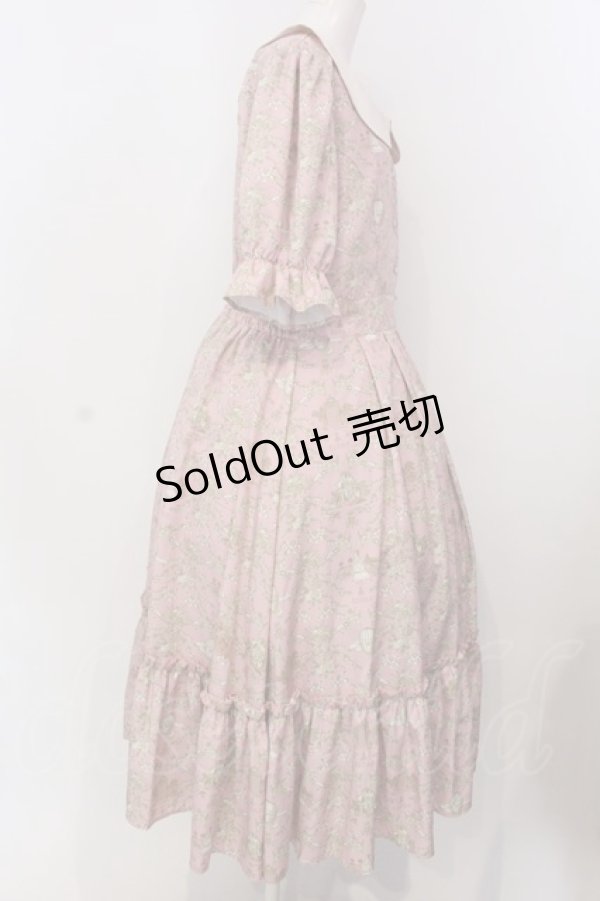 画像3: m petit by misako / NINA’Sコラボトワルドジュイワンピース 3L ピンク O-25-03-31-010-LO-OP-IG-OS (3)