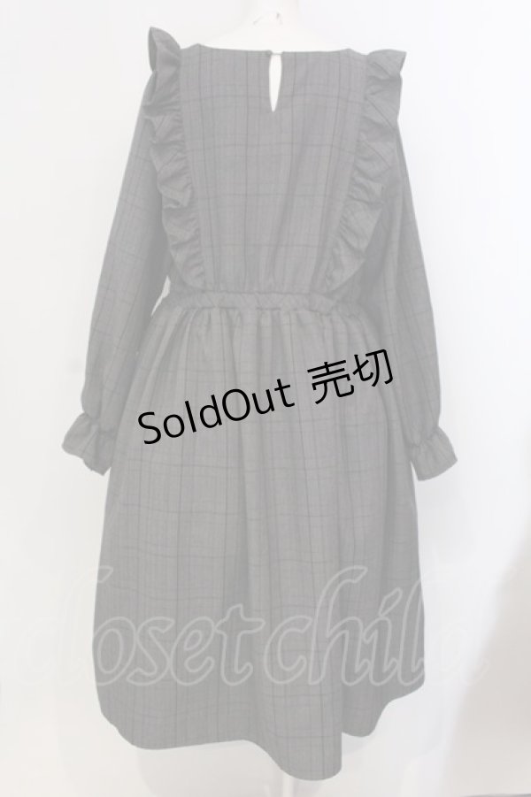 画像3: m petit by misako / チェックワンピース 3L グレー O-25-03-31-011-LO-OP-IG-OS (3)