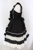 画像4: Angelic Pretty / Sweetフリルジャンパースカート  クロ×シロ O-25-03-31-014-AP-OP-IG-OS (4)