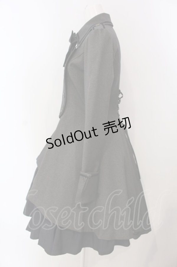 画像3: ATELIER BOZ / ディーンジャケットワンピース L グレー×ブラック ルナサージ O-25-03-31-016-EL-OP-IG-OS (3)