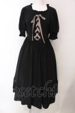 画像1: m petit by misako / AMレースアップワンピース S クロ O-25-03-31-018-LO-OP-OW-OS (1)