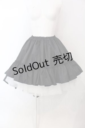 画像: MARBLE / 前短・後長ロングスカート  ブラック O-25-03-31-019-GO-SK-IG-OS