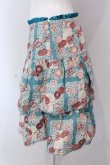 画像3: Emily Temple cute / レースペーパー＆クッキープリントスカート  サックス O-25-03-31-024-ET-SK-IG-OS (3)