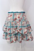 画像4: Emily Temple cute / レースペーパー＆クッキープリントスカート  サックス O-25-03-31-024-ET-SK-IG-OS (4)