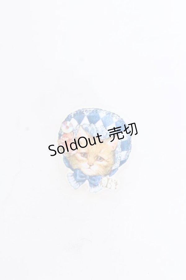 画像1: Enchantlic Enchantilly / Dolled up Ring  ブルー ボンネットねこちゃん O-25-04-02-032-LO-AC-IG-OS (1)