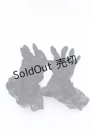 画像: MARBLE / レースグローブ  ブラック O-25-04-02-034-GO-ZA-OW-OS