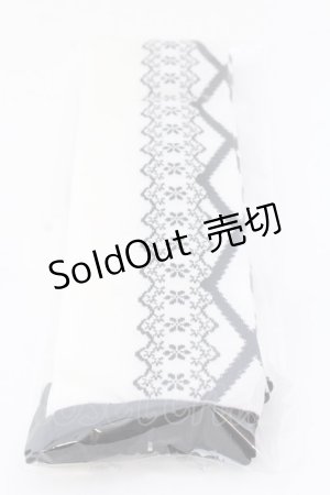 画像: axes femme kawaii / レースアップ柄オーバーニー  クロ O-25-04-02-036-AX-ZA-IG-OS