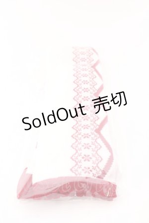 画像: axes femme kawaii / レースアップ柄オーバーニー  アカ O-25-04-02-038-AX-ZA-IG-OS