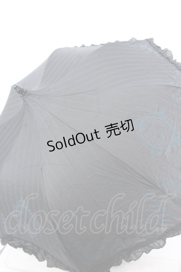 画像1: Sheglit / Lumiebre×Sheglitコラボアンブレラ  ブラック×ブルー O-25-04-02-040-EL-ZA-OW-OS (1)