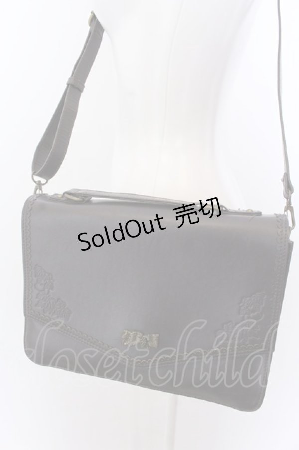 画像1: axes femme / アンティーク調金具使いバッグ  ブラウン O-25-04-02-004-AX-BG-OW-OS (1)