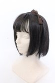 画像1: Innocent World / サテンストライプカチューシャ  ブラウン O-25-04-02-063-IW-AC-IG-OS (1)