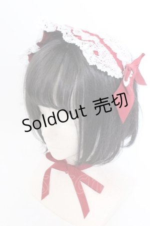 画像: BABY,THE STARS SHINE BRIGHT / Creamy Ribbonヘッドドレス  えんじ O-25-05-30-1070-BA-AC-IG-ZT445-F001