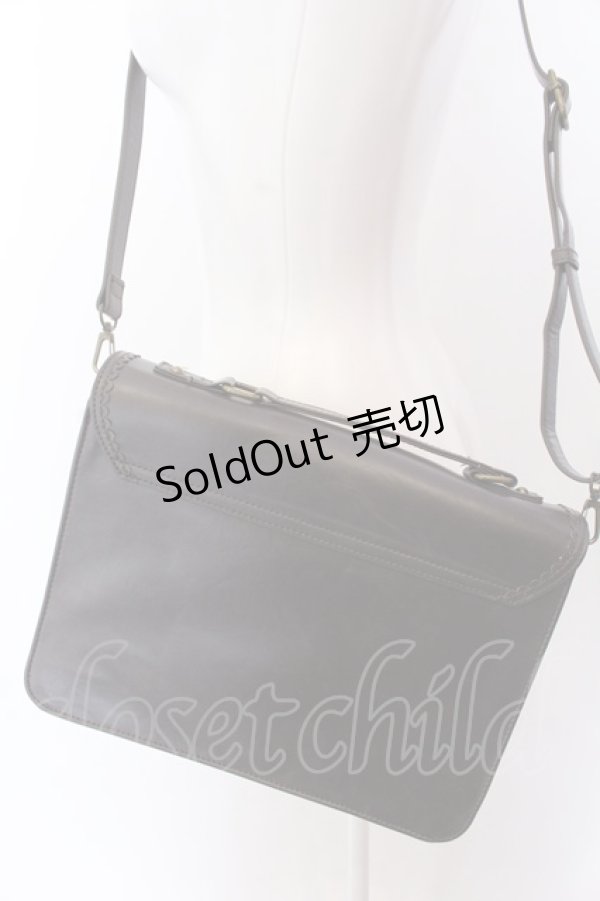 画像3: axes femme / アンティーク調金具使いバッグ  ブラウン O-25-04-02-004-AX-BG-OW-OS (3)