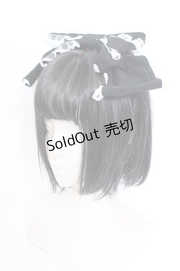 画像1: Angelic Pretty / Prettyくるりんカチューシャ  クロ×シロ O-25-05-30-1072-AP-AC-OW-ZT445-F003 (1)