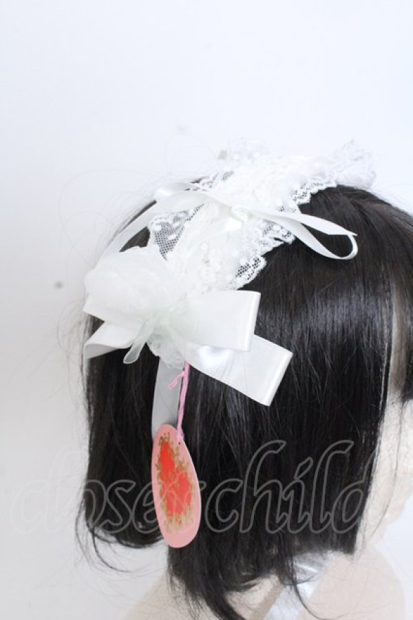 画像2: BABY,THE STARS SHINE BRIGHT / Petite fee de la fleursヘッドドレス  シロ O-25-04-02-073-BA-AC-IG-OS (2)