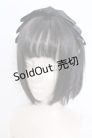 画像: ｍ petit by misako / NiNA'S コラボカチューシャ  クロ O-25-04-02-079-LO-AC-IG-OS