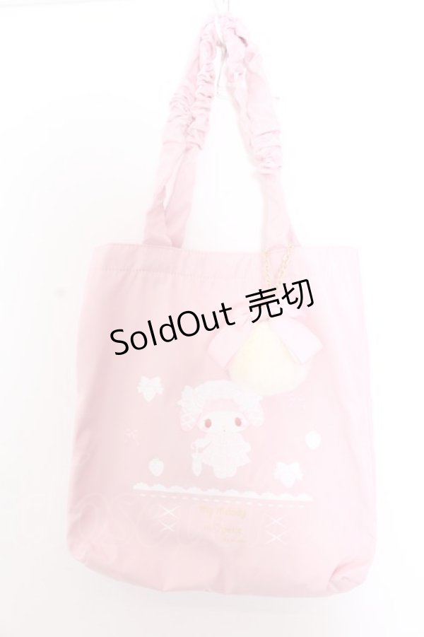 画像1: m petit by misako / サンリオキャラクターズコラボ マイメロディ トートバッグ  ピンク O-25-04-02-005-LO-BG-IG-OS (1)