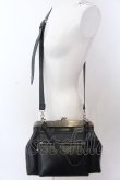 画像2: Jean Paul GAULTIER / メタルプレートがま口バッグ  ブラック O-25-04-02-006-GO-BG-OW-OS (2)