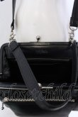 画像7: Jean Paul GAULTIER / メタルプレートがま口バッグ  ブラック O-25-04-02-006-GO-BG-OW-OS (7)