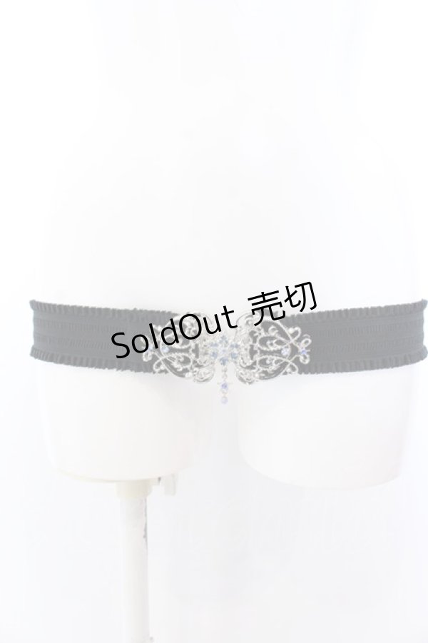 画像2: axes femme / ルーチェステラゴムベルト  シルバー O-25-04-02-010-AX-ZA-OW-OS (2)