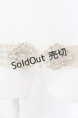 画像: axes femme / オーロラローズゴムベルト  ゴールド×ピンク O-25-04-02-011-AX-ZA-OW-OS