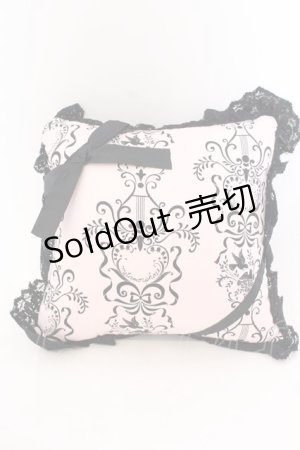 画像: metamorphose / 2007 Autumn Fair Novelty クッション  ピンク×クロ O-25-04-02-028-ME-ZA-IG-OS