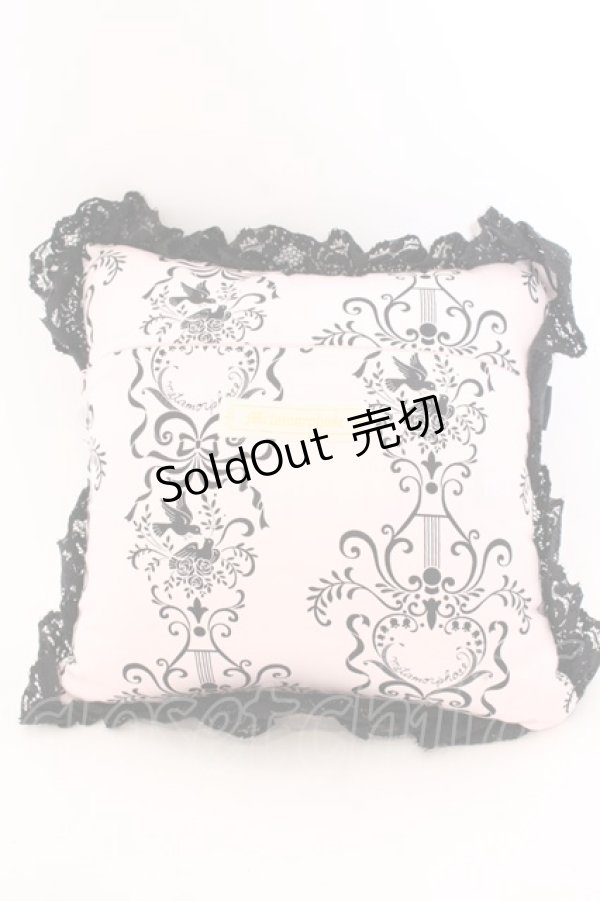 画像2: metamorphose / 2007 Autumn Fair Novelty クッション  ピンク×クロ O-25-04-02-028-ME-ZA-IG-OS (2)